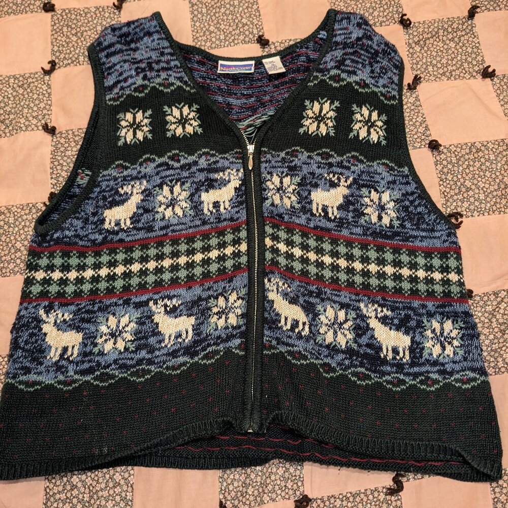 Vintage Christmas Vest